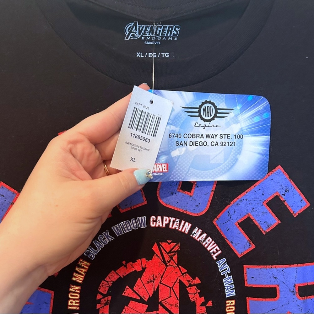 MAD Engine Marvel Avengers End Game Concert Tour Tee - Picture 6 of 7